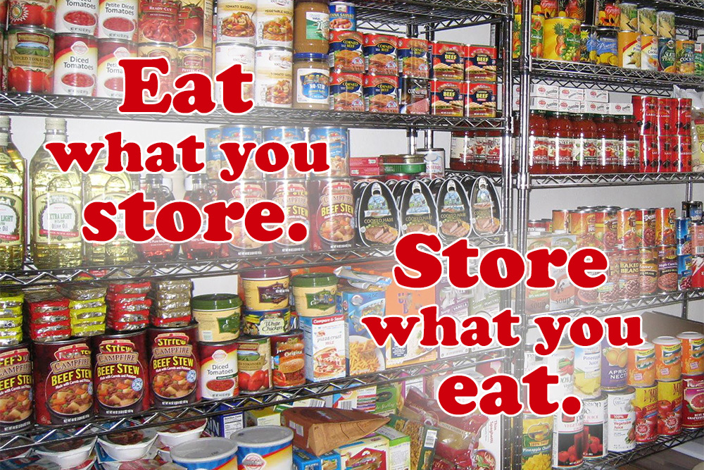 Eat What You Store and Store What You Eat